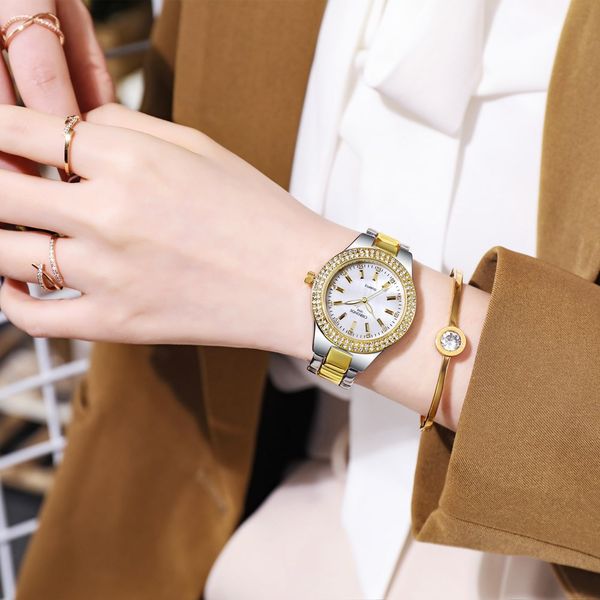 watches designer watches women's shell surface japanese movement waterproof fashion women's watch luxuury diamond inlaid watch, Slivery;brown
watches designer watches women's shell surface japanese movement waterproof fashion women's watch luxuury diamond inlaid watch, Slivery;brown