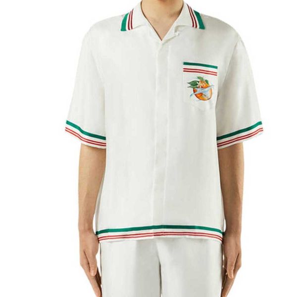 casablanca designer shirt 2023ss white orange print couple twill silk casablanc zj0h, White;black
casablanca designer shirt 2023ss white orange print couple twill silk casablanc zj0h, White;black
