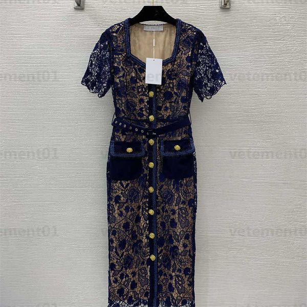 dress plus size designer lace fabric dresses pink square collar design slimming thin hollow laces the long section short-sleeved dress desig, Black;gray
dress plus size designer lace fabric dresses pink square collar design slimming thin hollow laces the long section short-sleeved dress desig, Black;gray
