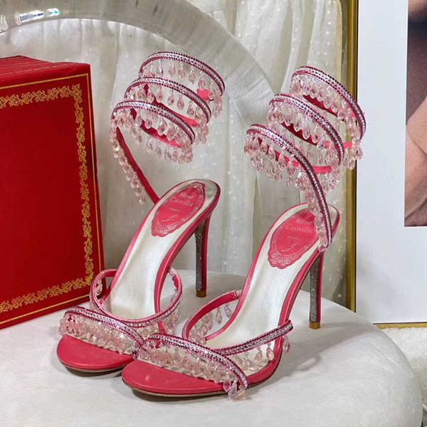 rene caovilla stiletto sandals luxury designer crystal chandelier rhinestone twining foot ring high heeled womens shoes narrow band 10cm hee, Black
rene caovilla stiletto sandals luxury designer crystal chandelier rhinestone twining foot ring high heeled womens shoes narrow band 10cm hee, Black