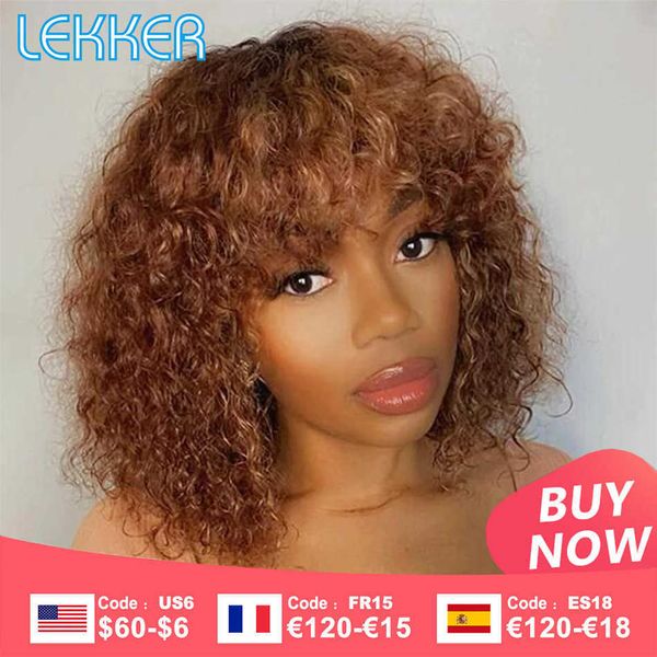 lace wigs lekker colored short afro kinky curly bob human hair bangs wig for women brazilian remy hair ombre brown loose deep wavy wigs z061, Black;brown
lace wigs lekker colored short afro kinky curly bob human hair bangs wig for women brazilian remy hair ombre brown loose deep wavy wigs z061, Black;brown