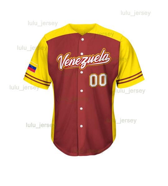custom baseball jersey venezuela shirts printed personalized name number uniforms for men women youth big size, Blue;black
custom baseball jersey venezuela shirts printed personalized name number uniforms for men women youth big size, Blue;black