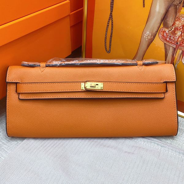 women clutch bag long wallet purse palm pattern gold buckle genuine leather plain fashion stamped lock lady hand bags 
women clutch bag long wallet purse palm pattern gold buckle genuine leather plain fashion stamped lock lady hand bags
