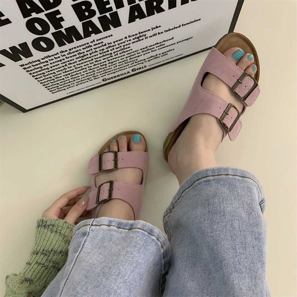 pink leather boken for women to wear out in summer 2023 new thick soled baotou semi slippers roman shoes slip-on shoe65, Black
pink leather boken for women to wear out in summer 2023 new thick soled baotou semi slippers roman shoes slip-on shoe65, Black