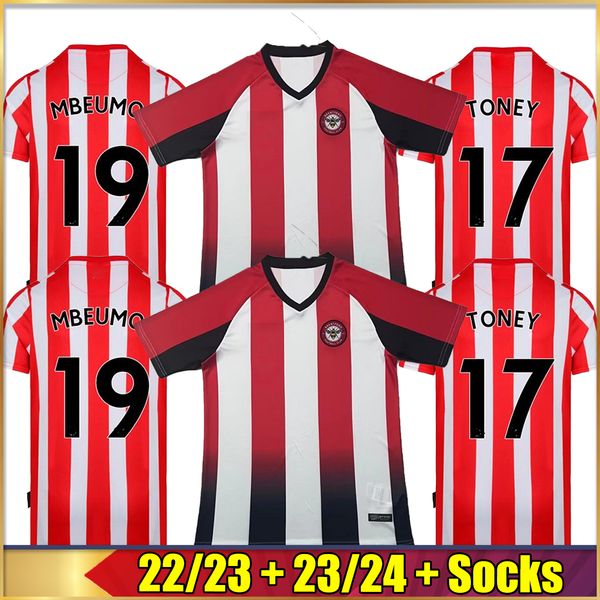23 24 brentfords fc soccer jerseys toney mbeumo henry home second 2023 2024 football shirts men kids kit maillots de football, Black;yellow
23 24 brentfords fc soccer jerseys toney mbeumo henry home second 2023 2024 football shirts men kids kit maillots de football, Black;yellow