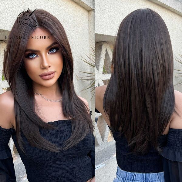 lace wigs blonde unicorn lace front dark brown medium straight hair synthetic wigs for black white women daily party heat resistant z0613, Black;brown
lace wigs blonde unicorn lace front dark brown medium straight hair synthetic wigs for black white women daily party heat resistant z0613, Black;brown