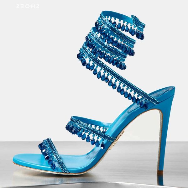 rene caovilla pendant gorgeous sandals luxury designer crystal light wrapped foot ring stiletto wedding shoes rhinestone 9cm high heeled gla, Black
rene caovilla pendant gorgeous sandals luxury designer crystal light wrapped foot ring stiletto wedding shoes rhinestone 9cm high heeled gla, Black