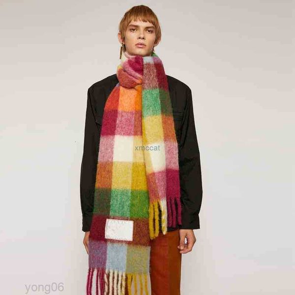 scarves autumn multicolor plaid scarf fringed womens ac the rainbow fashion shawl mens and women warm, Blue;gray
scarves autumn multicolor plaid scarf fringed womens ac the rainbow fashion shawl mens and women warm, Blue;gray