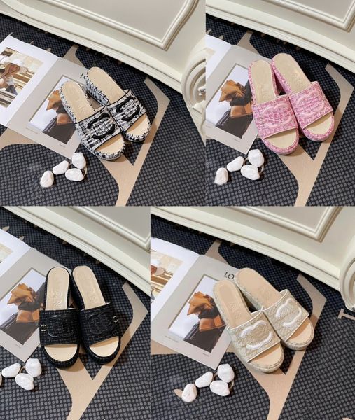 designer womens slippers c letter luxury thick-bottomed leather woven high-end outdoor beach dermis sandals non-slip, Black
designer womens slippers c letter luxury thick-bottomed leather woven high-end outdoor beach dermis sandals non-slip, Black