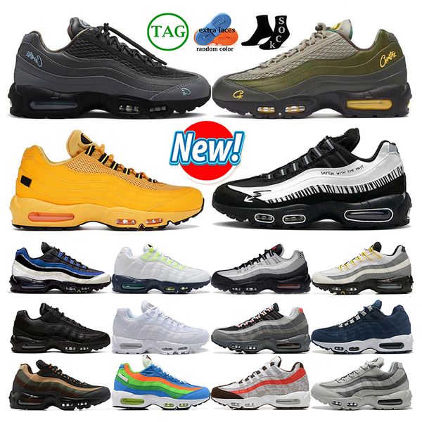 95 shoes 95s men women running shoes triple black white smoke grey aegean storm pink beam sequoia sketch fish scales wolf grey earth day spo
95 shoes 95s men women running shoes triple black white smoke grey aegean storm pink beam sequoia sketch fish scales wolf grey earth day spo