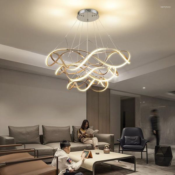 Lustres Chandeliers LED Ceiling Chandelier Light Lamp For Living Room Bedroom Modern Large Lighting Fixtures AC85-260V Gold ing
Lustres Chandeliers LED Ceiling Chandelier Light Lamp For Living Room Bedroom Modern Large Lighting Fixtures AC85-260V Gold ing