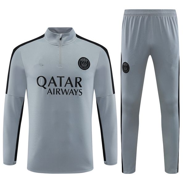 23 24 paris men kids training kit tracksuit long sleeve jacket survetement chandal futbol mbappe football soccer psgs training suit set 04, Black
23 24 paris men kids training kit tracksuit long sleeve jacket survetement chandal futbol mbappe football soccer psgs training suit set 04, Black