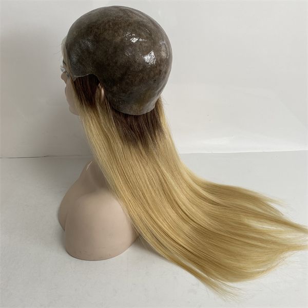 22 inches indian virgin human hair ombre color #4 t #613 silky straight 150% density full pu wig for black woman, Black;brown
22 inches indian virgin human hair ombre color #4 t #613 silky straight 150% density full pu wig for black woman, Black;brown