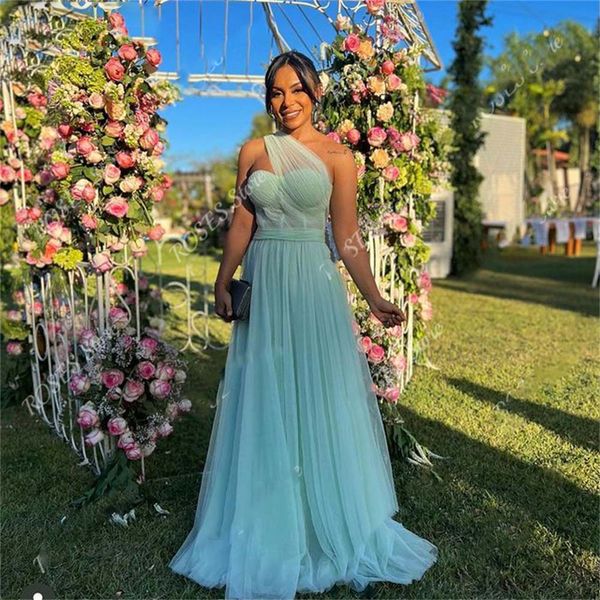 one shoulder sky blue prom dresses chiffion celebrity sweetheart neck evening gowns sweet train formal, Black
one shoulder sky blue prom dresses chiffion celebrity sweetheart neck evening gowns sweet train formal, Black