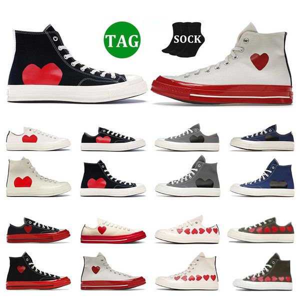 2023 classic 1970 red heart casual canvas shoes 1970s big eyes play chuck multi hearts 70s hi skate platform shoe men skateboard sneakers 35, Black
2023 classic 1970 red heart casual canvas shoes 1970s big eyes play chuck multi hearts 70s hi skate platform shoe men skateboard sneakers 35, Black