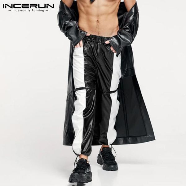 pants stylish men's allmatch trousers incerun 2023 male 2color ing long pants drawstring elastic waist leather pantalons s5xl, Black
pants stylish men's allmatch trousers incerun 2023 male 2color ing long pants drawstring elastic waist leather pantalons s5xl, Black