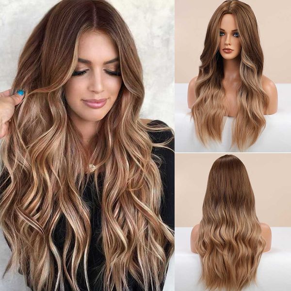 lace wigs long brown ombre synthetic wigs for women natural hair wavy wigs middle part female wig cosplay heat resistant fiber wigs z0613, Black;brown
lace wigs long brown ombre synthetic wigs for women natural hair wavy wigs middle part female wig cosplay heat resistant fiber wigs z0613, Black;brown
