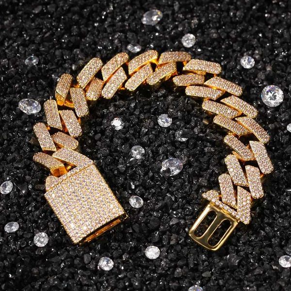 qianjian jewelry round brilliant cut moissanite 14mm gold plated men's cuban link bracelet, Silver
qianjian jewelry round brilliant cut moissanite 14mm gold plated men's cuban link bracelet, Silver