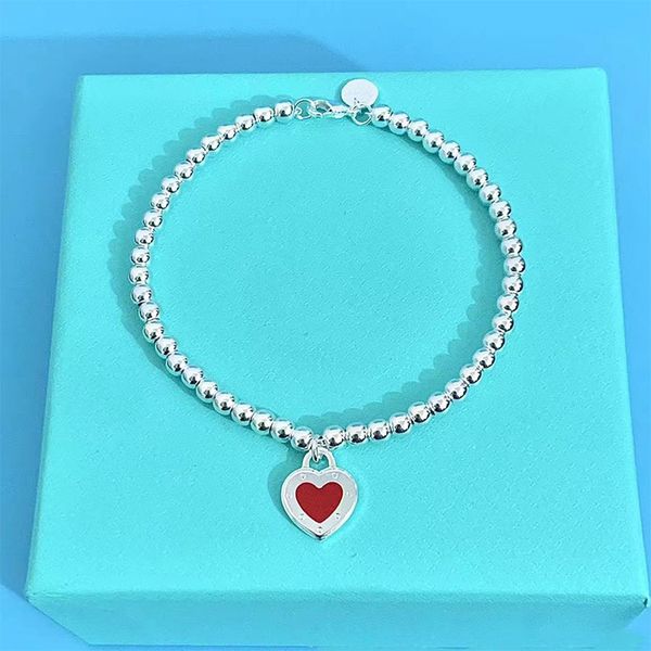 new designer jewelry fashion tag love heart bracelets t 925 sterling silver bracelet original classic beaded bracelet 4mm ball gold chain ma, Black
new designer jewelry fashion tag love heart bracelets t 925 sterling silver bracelet original classic beaded bracelet 4mm ball gold chain ma, Black
