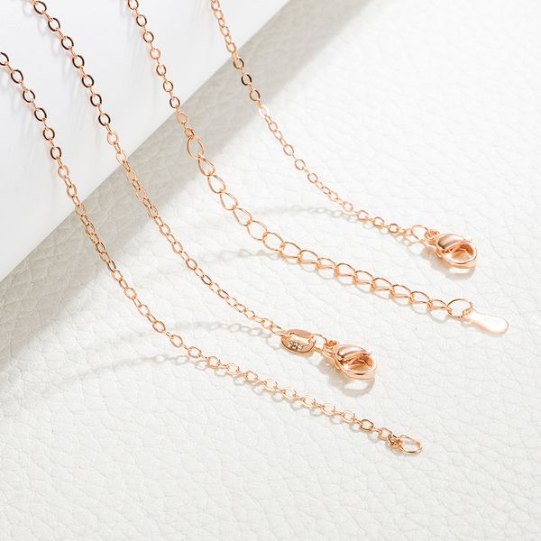 genuine 925 sterling silver jewelry chains necklace rose gold link chain necklace clasps tag snake cross box choker chain 45cm
genuine 925 sterling silver jewelry chains necklace rose gold link chain necklace clasps tag snake cross box choker chain 45cm