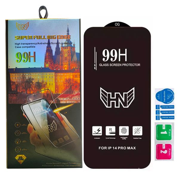 Image of Premium 99H Tempered Glass Phone Screen Protector for Galaxy A14 A24 A34 A54 A04 A13 A23 A33 A53 A73 IPHONE 14 13 12 PRO MAX WITH RETAIL BOX