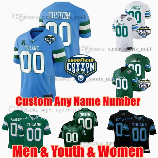 custom s-6xl tulane green wave college football michael pratt dorian williams patrick jenkins devin brumfield justin ibieta iverson any name, Black
custom s-6xl tulane green wave college football michael pratt dorian williams patrick jenkins devin brumfield justin ibieta iverson any name, Black