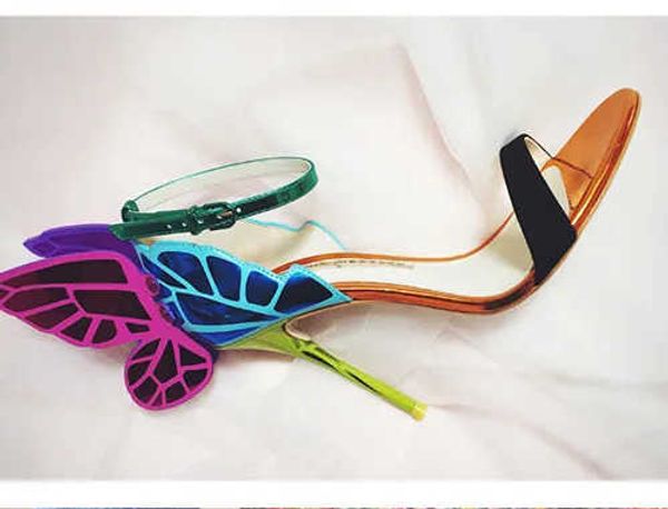 sophia webster chiara butterfly leather sandals blue multi leather shoes blue shoes heeled sandals summer genuine leather shoes, Black
sophia webster chiara butterfly leather sandals blue multi leather shoes blue shoes heeled sandals summer genuine leather shoes, Black