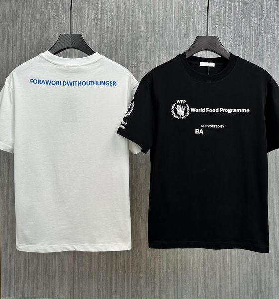 men's t-shirt brand designer new ba summer black and white letter printing casual fashion double yarn fabric men's and women', White;black
men's t-shirt brand designer new ba summer black and white letter printing casual fashion double yarn fabric men's and women', White;black