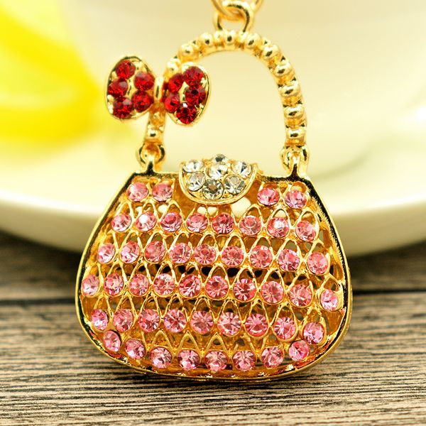 fashion keychain creative crystal handbag shaped keychain rhinestone purse bag holder keyring key chain girl gift, Slivery;golden
fashion keychain creative crystal handbag shaped keychain rhinestone purse bag holder keyring key chain girl gift, Slivery;golden