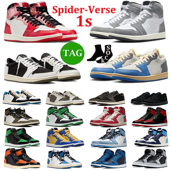 men women 1 low basketball shoes 1s spider-verse washed black white university blue gorge green shadow mens trainer sports sneakers
men women 1 low basketball shoes 1s spider-verse washed black white university blue gorge green shadow mens trainer sports sneakers