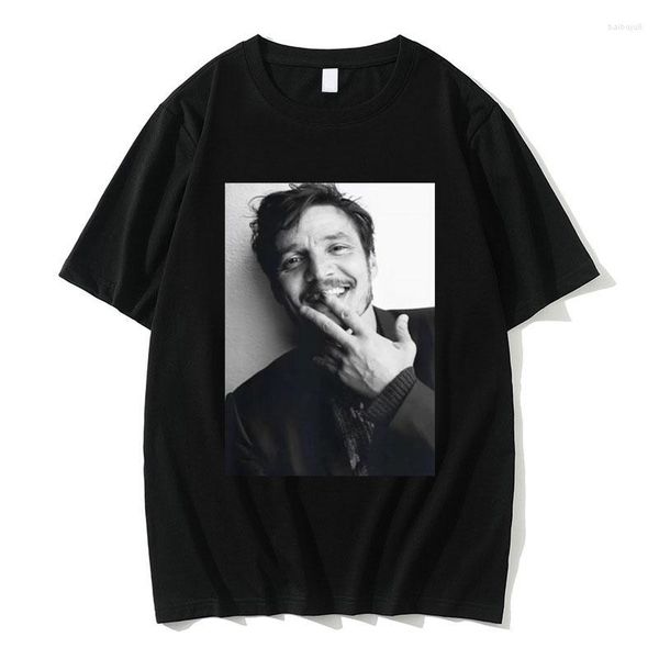 men's t shirts pedro pascal graphic classic movie tv actor t-shirt men women casual loose tshirt male hip hop rock style streetwear, White;black
men's t shirts pedro pascal graphic classic movie tv actor t-shirt men women casual loose tshirt male hip hop rock style streetwear, White;black