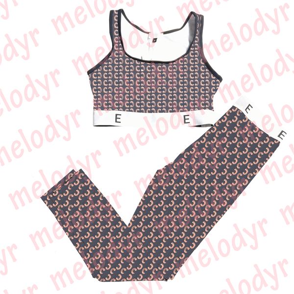 summer gym set letter print women yoga vest legging suit high elastic sport clothing, Black
summer gym set letter print women yoga vest legging suit high elastic sport clothing, Black