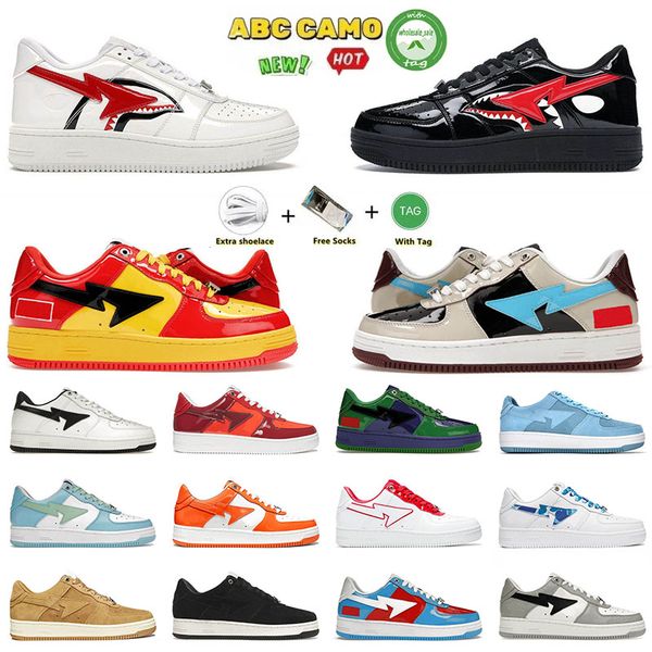 2023 casual shoes sta shoes sneakers trainers pink patent shark black white color combo grey designer bapestas for men women sk8 pastel pack
2023 casual shoes sta shoes sneakers trainers pink patent shark black white color combo grey designer bapestas for men women sk8 pastel pack