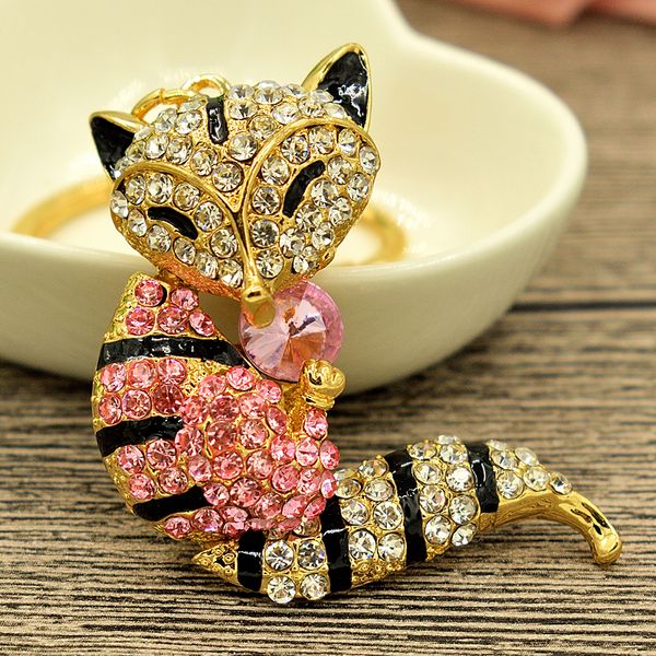 lovely keychains foxes crystal rhinestone keychain colorful cute smile animals metal key rings for women man couples accessories, Slivery;golden
lovely keychains foxes crystal rhinestone keychain colorful cute smile animals metal key rings for women man couples accessories, Slivery;golden