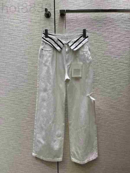 women's jeans designer 23 spring/summer new style casual versatile slim and age reducing contrast color flipped striped high waist stra, Blue
women's jeans designer 23 spring/summer new style casual versatile slim and age reducing contrast color flipped striped high waist stra, Blue