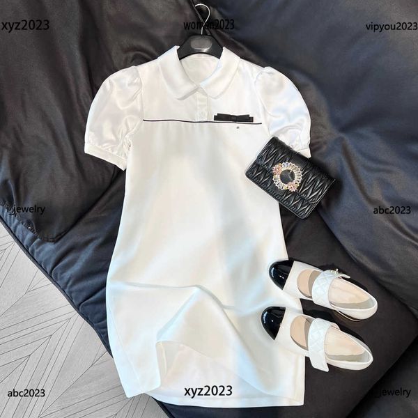 designer woman dress fashion lapel short sleeves dress bow decoration skirt size s-l summer elastic cuffs design skirt june04, Black;gray
designer woman dress fashion lapel short sleeves dress bow decoration skirt size s-l summer elastic cuffs design skirt june04, Black;gray
