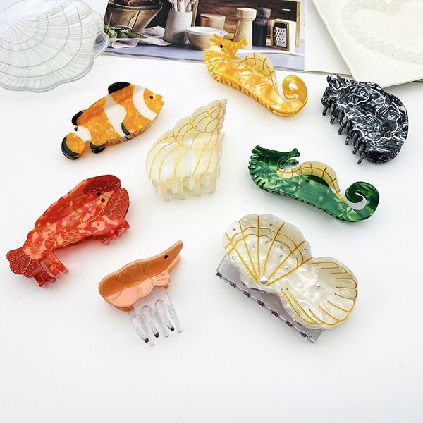 cute marine creature ocs hair clip irregular creativity funny acetic aacid hair claws for women travel party jewelry, Golden;silver
cute marine creature ocs hair clip irregular creativity funny acetic aacid hair claws for women travel party jewelry, Golden;silver