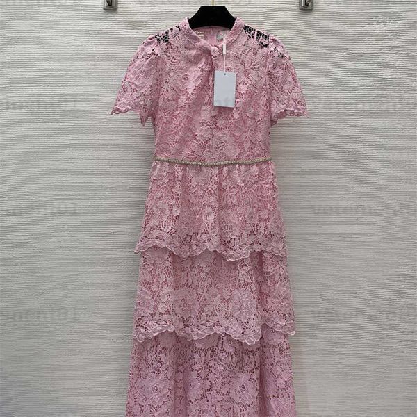 designer dresses summer casual long dress lace water-soluble flower fabric waist with diamond beaded edge waist trim layer cake dress womens, Black;gray
designer dresses summer casual long dress lace water-soluble flower fabric waist with diamond beaded edge waist trim layer cake dress womens, Black;gray