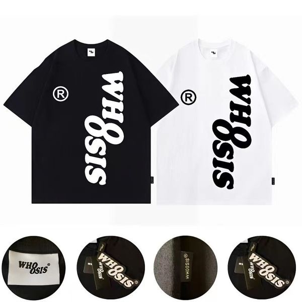 whoosis mens t shirts men shirt designer t shirts summer pure cotton printed short sleeves, unknown name series trendy couple street clothin, White;black
whoosis mens t shirts men shirt designer t shirts summer pure cotton printed short sleeves, unknown name series trendy couple street clothin, White;black