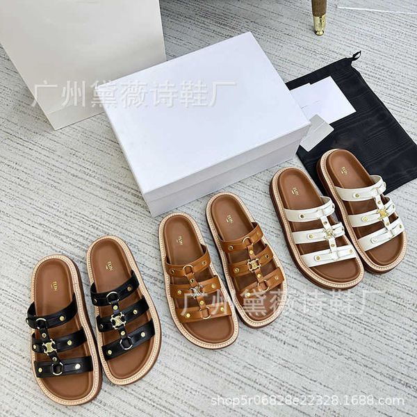 online red women's 2023 summer new riveted open toe thick sole one line wearing hundred towers roman slippers women, Black
online red women's 2023 summer new riveted open toe thick sole one line wearing hundred towers roman slippers women, Black