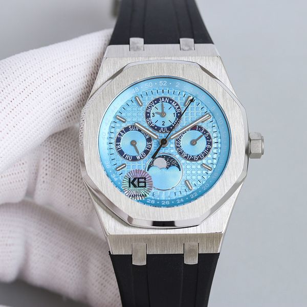 moon phase watch automatic mechanical 5134 movement mens wristband 41mm all dials working sapphire waterproof swimming montre de luxe, Slivery;brown
moon phase watch automatic mechanical 5134 movement mens wristband 41mm all dials working sapphire waterproof swimming montre de luxe, Slivery;brown