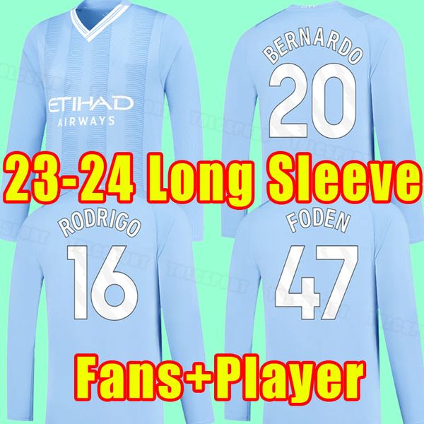 long sleeve haaland soccer jerseys 23 24 de bruyne phillips mans cities grealish sterling ferran mahrez manchesters foden 2023 2024 football, Black;yellow
long sleeve haaland soccer jerseys 23 24 de bruyne phillips mans cities grealish sterling ferran mahrez manchesters foden 2023 2024 football, Black;yellow