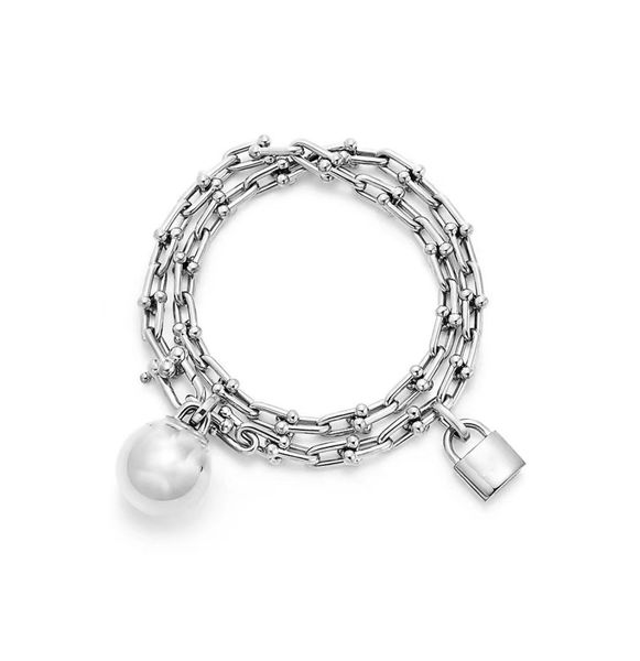 18k gold sliver bangle bracelet chain lock round ball thick love designer for women men couple designer wedding party thanksgiving day valen, Black
18k gold sliver bangle bracelet chain lock round ball thick love designer for women men couple designer wedding party thanksgiving day valen, Black