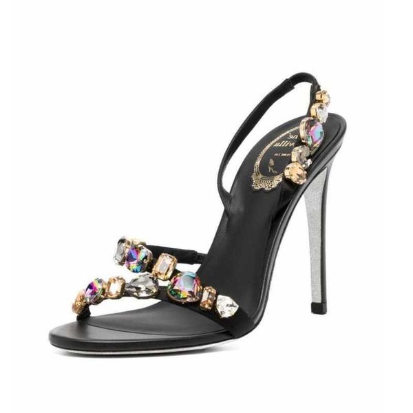 rene caovilla fashion rhinestone strass stiletto sandals cleo 9.5cm evening shoes women's ankle wrapped luxury designer beautiful cryst, Black
rene caovilla fashion rhinestone strass stiletto sandals cleo 9.5cm evening shoes women's ankle wrapped luxury designer beautiful cryst, Black