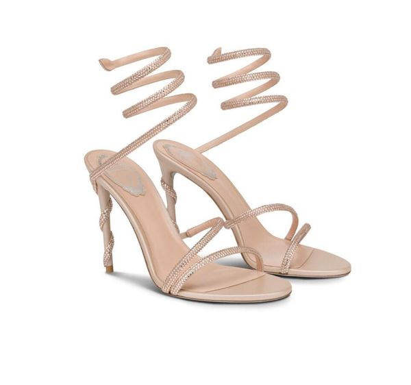 2023 snake crystal beige sandal blush 105 sleek bejeweled sandals stiletto high heel rene caovilla gold rhinestone dress shoes silver soles, Black
2023 snake crystal beige sandal blush 105 sleek bejeweled sandals stiletto high heel rene caovilla gold rhinestone dress shoes silver soles, Black