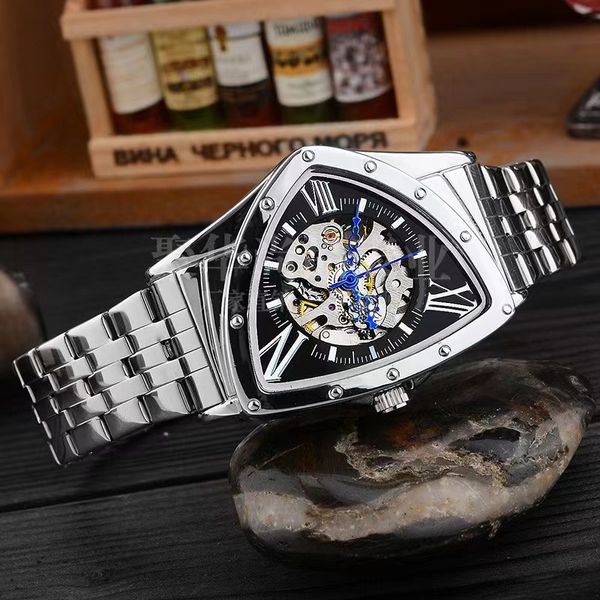 net celebrity fashion hollow triangle large dial mechanical waterproof watch, Slivery;golden
net celebrity fashion hollow triangle large dial mechanical waterproof watch, Slivery;golden