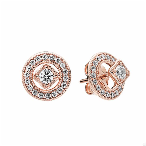 18k rose gold round stud earrings for pandora vintage circle earrings designer jewelry set for women girls crystal diamond luxury earrings w, Golden;silver
18k rose gold round stud earrings for pandora vintage circle earrings designer jewelry set for women girls crystal diamond luxury earrings w, Golden;silver