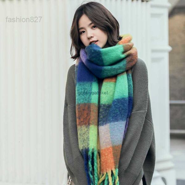 scarves 19 scarf women's autumn and winter classic circled yarn color-blocking versatile british color checked oversized shawl ac same6, Blue;gray
scarves 19 scarf women's autumn and winter classic circled yarn color-blocking versatile british color checked oversized shawl ac same6, Blue;gray