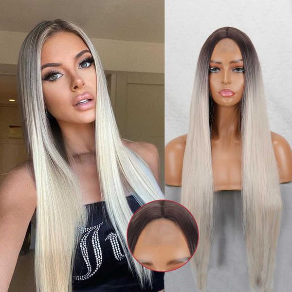 lace wigs long straight synthetic mid-point wig black to gray wigs suitable for black/white women daily/cosplay z0613, Black;brown
lace wigs long straight synthetic mid-point wig black to gray wigs suitable for black/white women daily/cosplay z0613, Black;brown