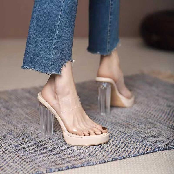 sandals cowhide insole with transparent ultra-high heel waterproof platform and thick sandals 2023 new women's summer, Black
sandals cowhide insole with transparent ultra-high heel waterproof platform and thick sandals 2023 new women's summer, Black